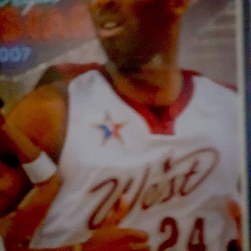 Las Vegas ALL STAR 2007 MVP Kobe Bryant matted art